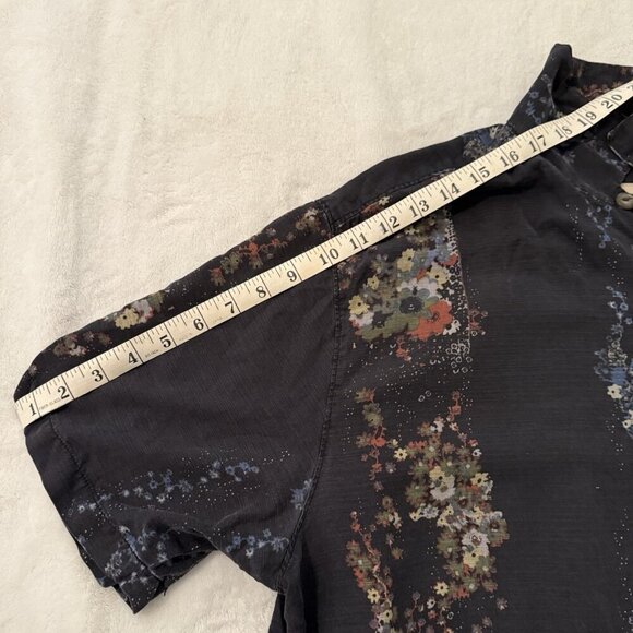 TOMMY BAHAMA Men’s Silk Star Valley Short Sleeve Button-Up Camp Shirt Sz Large - Picture 12 of 12